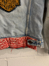 Load image into Gallery viewer, 80s Levi's Denim Band Jacket
