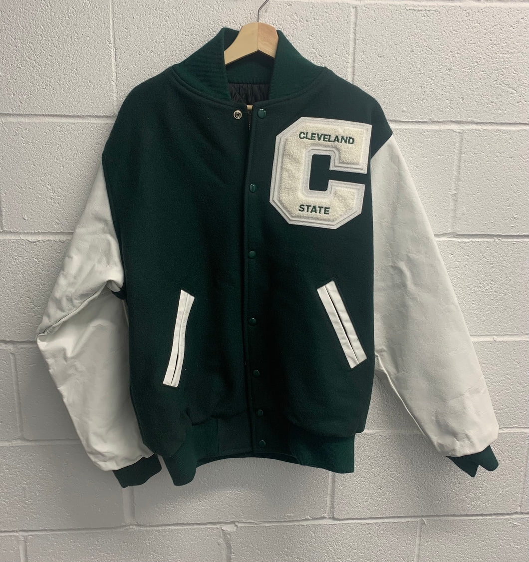90s Cleveland State Varsity Jacket