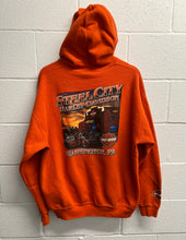Load image into Gallery viewer, 90s Orange Harley Davidson Hoodie
