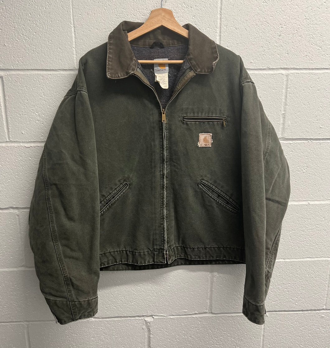 90s Green Blanket Lined Carhart Jacket